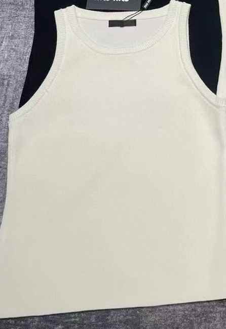 S684 miu Knitted Vest clothing