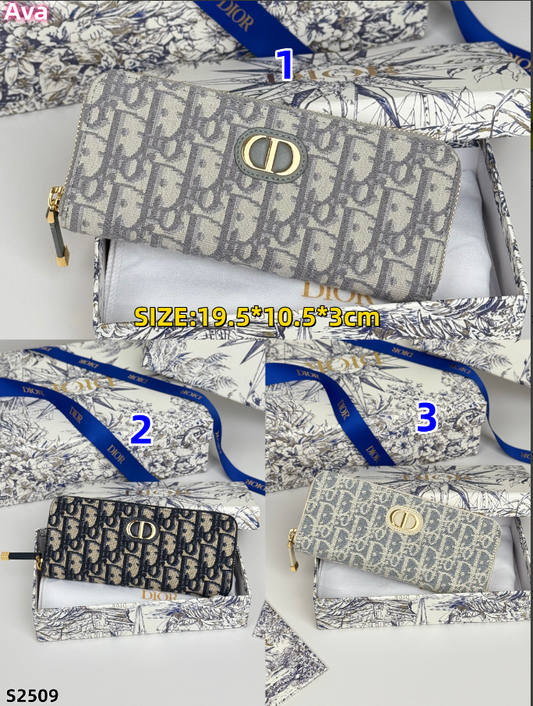 S2509 Oblique Jacquard wallet