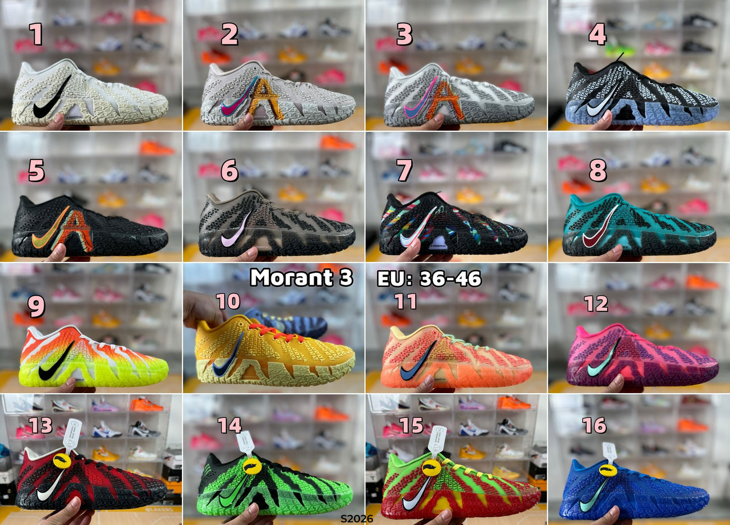 S2026 Nike Morant 3 shoes