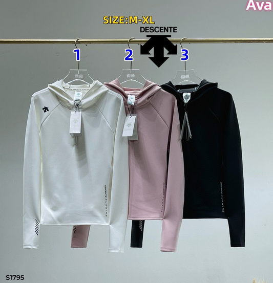 S1795 DESCENTE Hoodie Sweatshirt