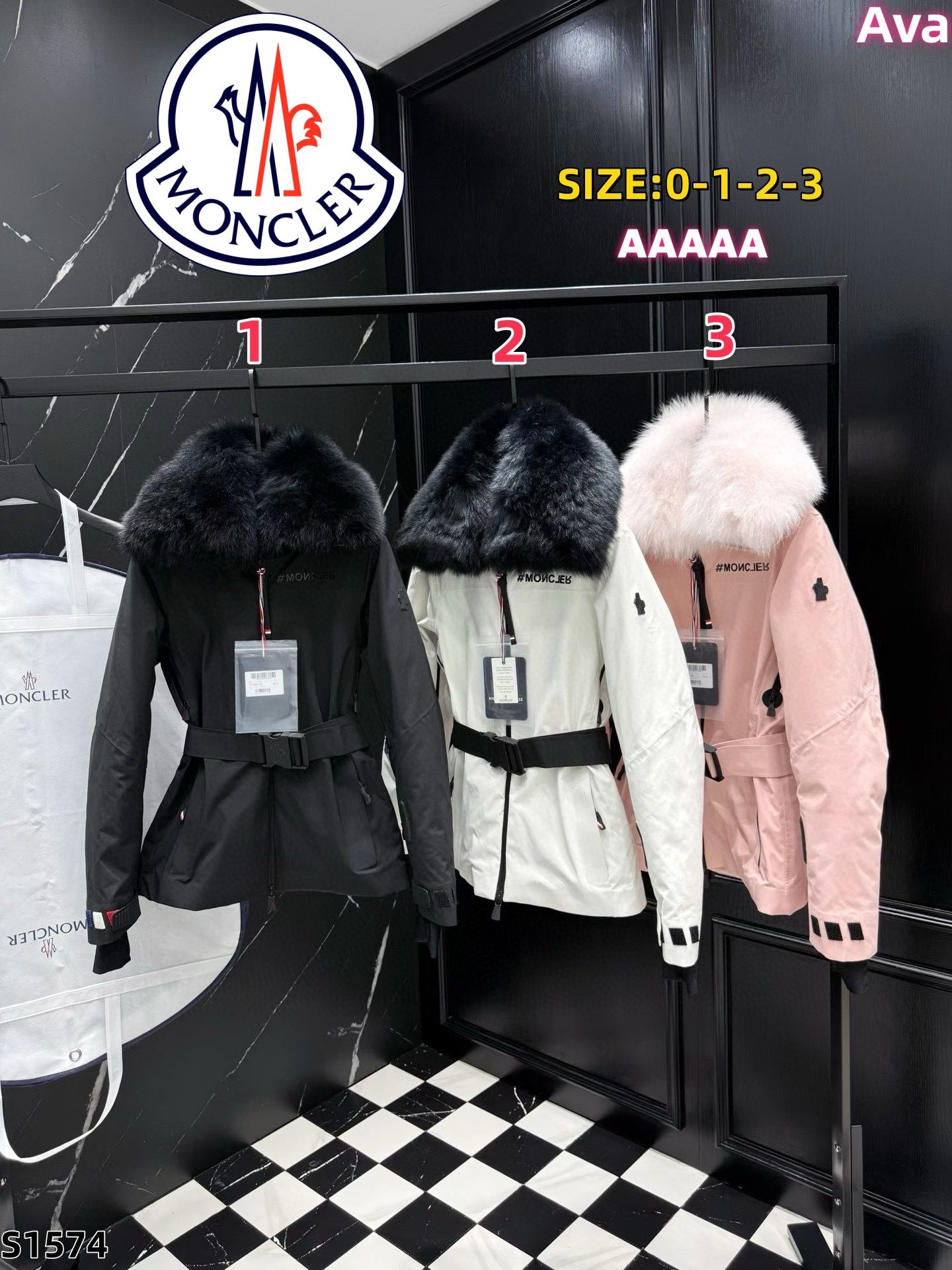 S1574 Moncler down jacket