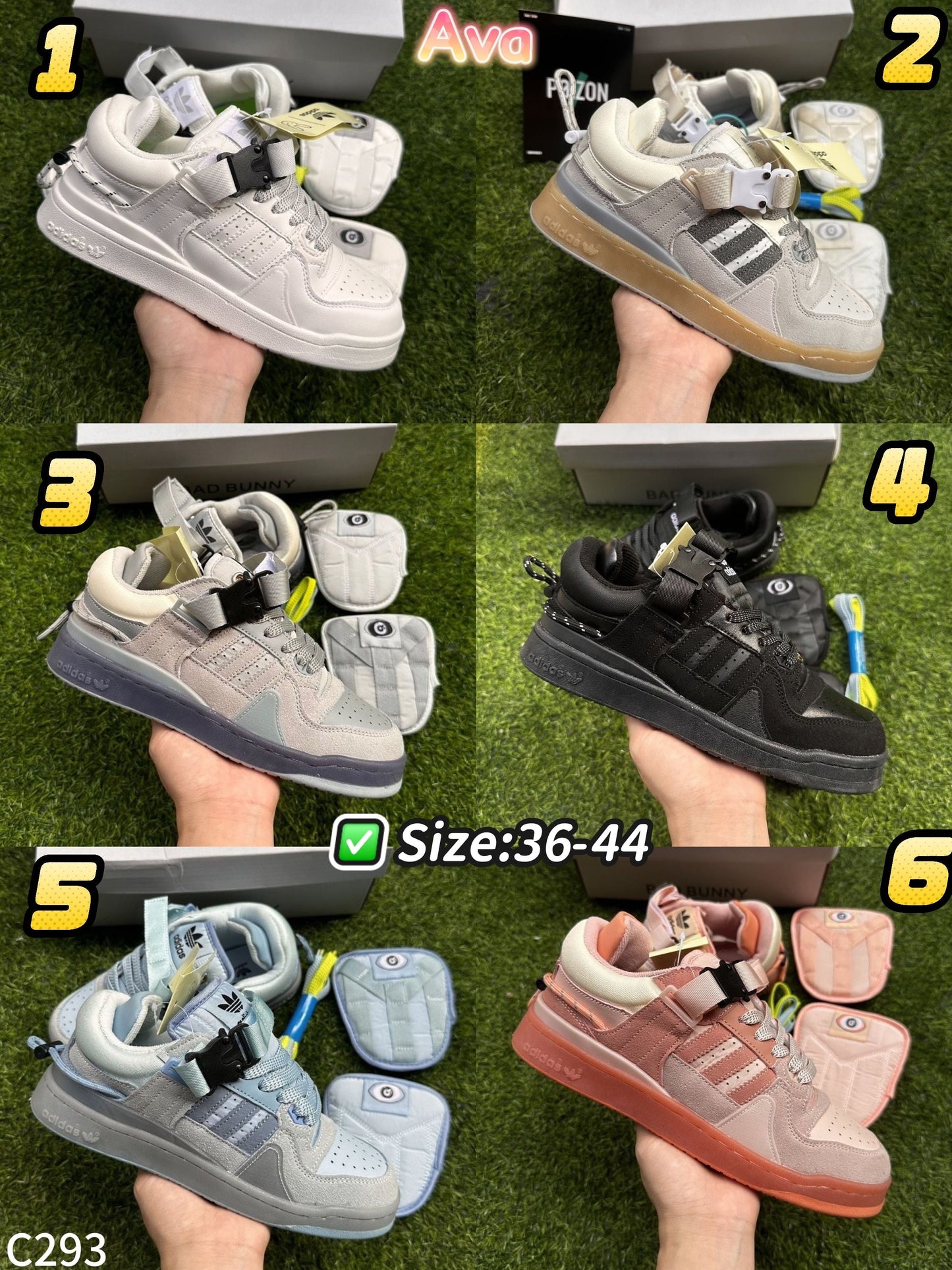 C293 Adidas Bad Bunny Collaboration Sneakers