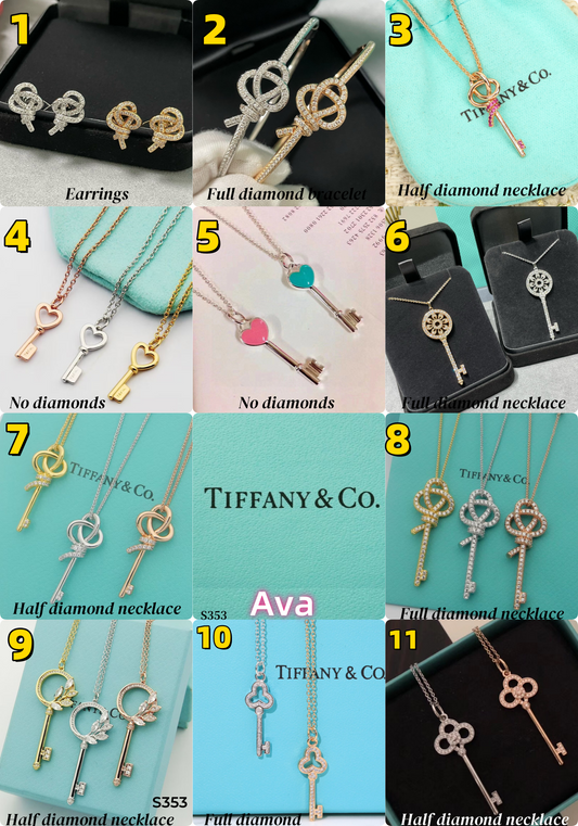 S353 Tiffany key-shaped jewelry