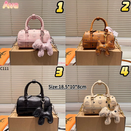 C111 Mcm Boston Mini Pillow Bag