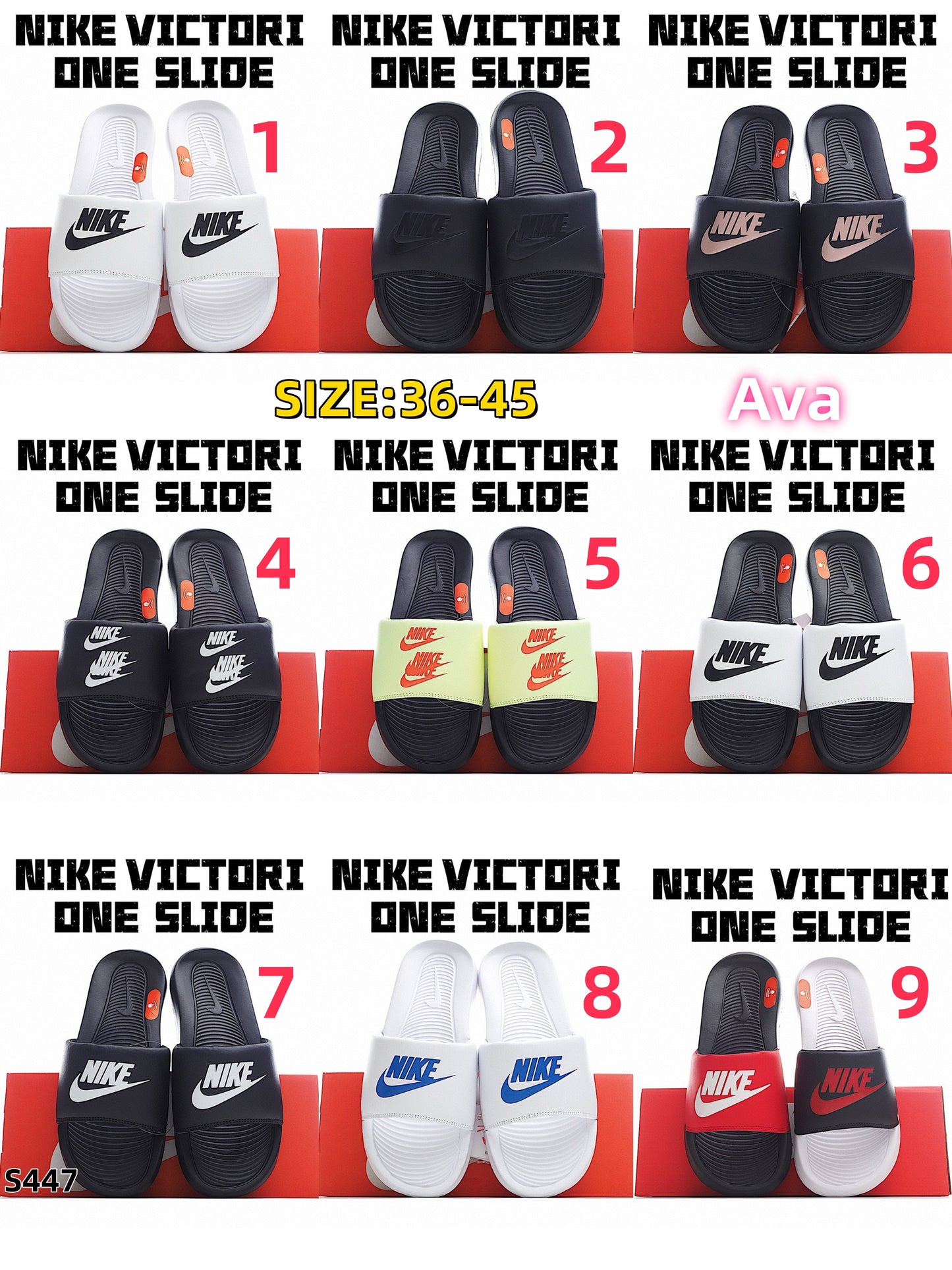 S447 Nike Slippers