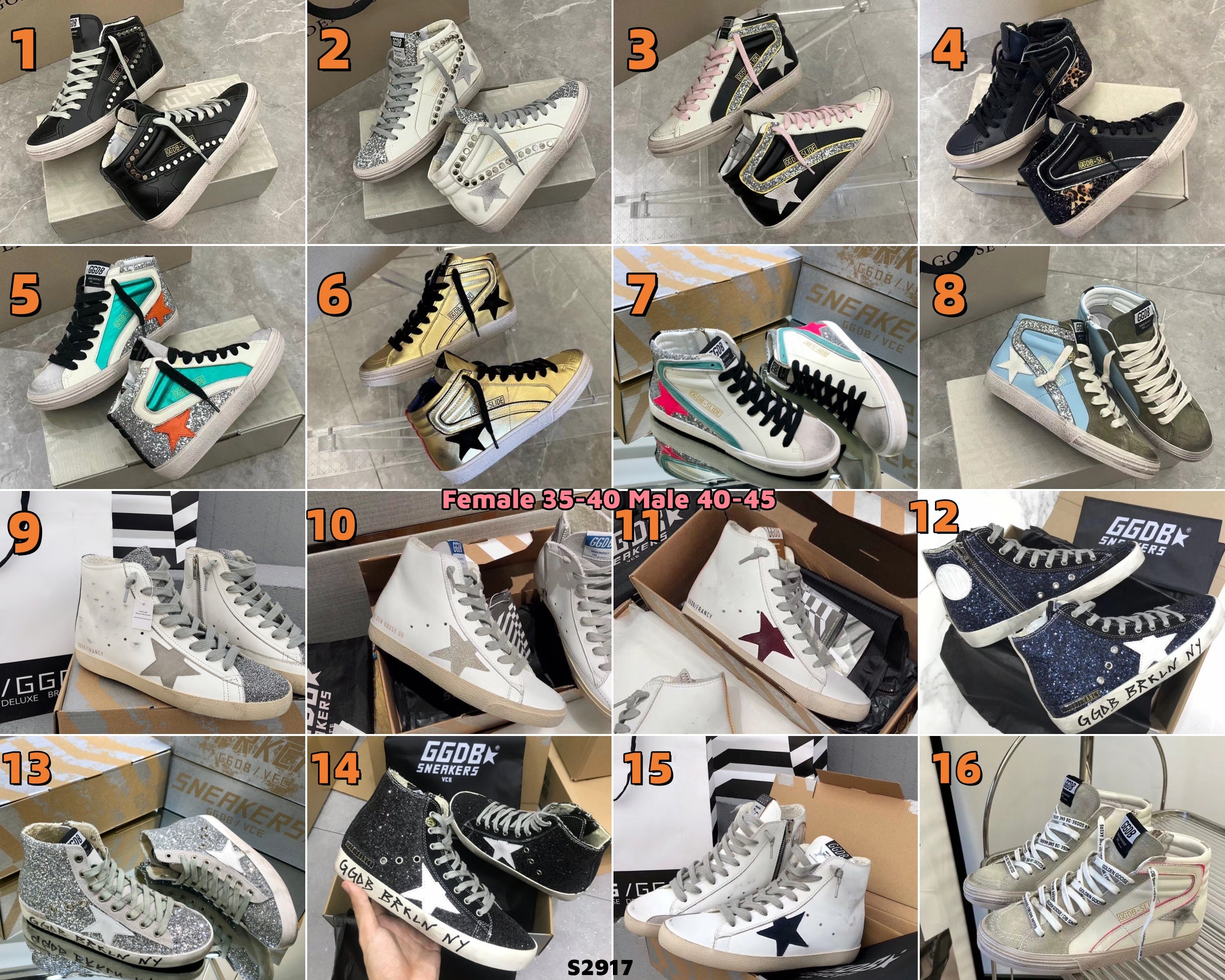 S2917 High-Top Shoes – Mari finds