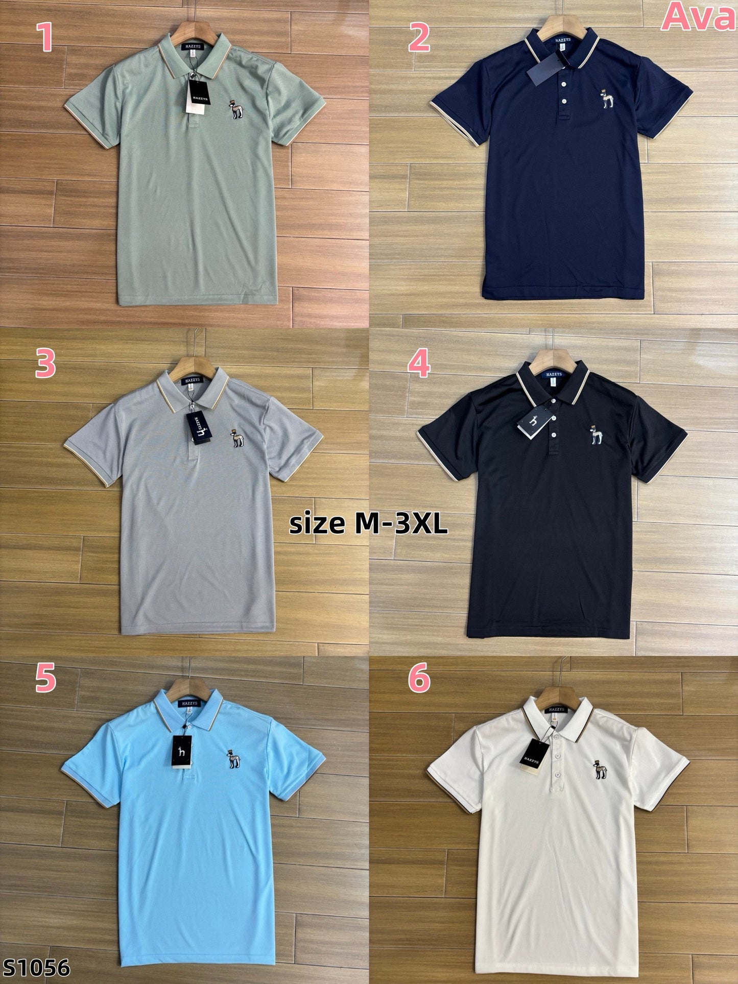 S1056 HAZZYS Polo Shirt clothing
