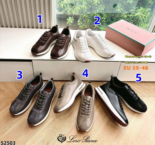 S2503 Loro Piana shoes Leather shoes (unisex)