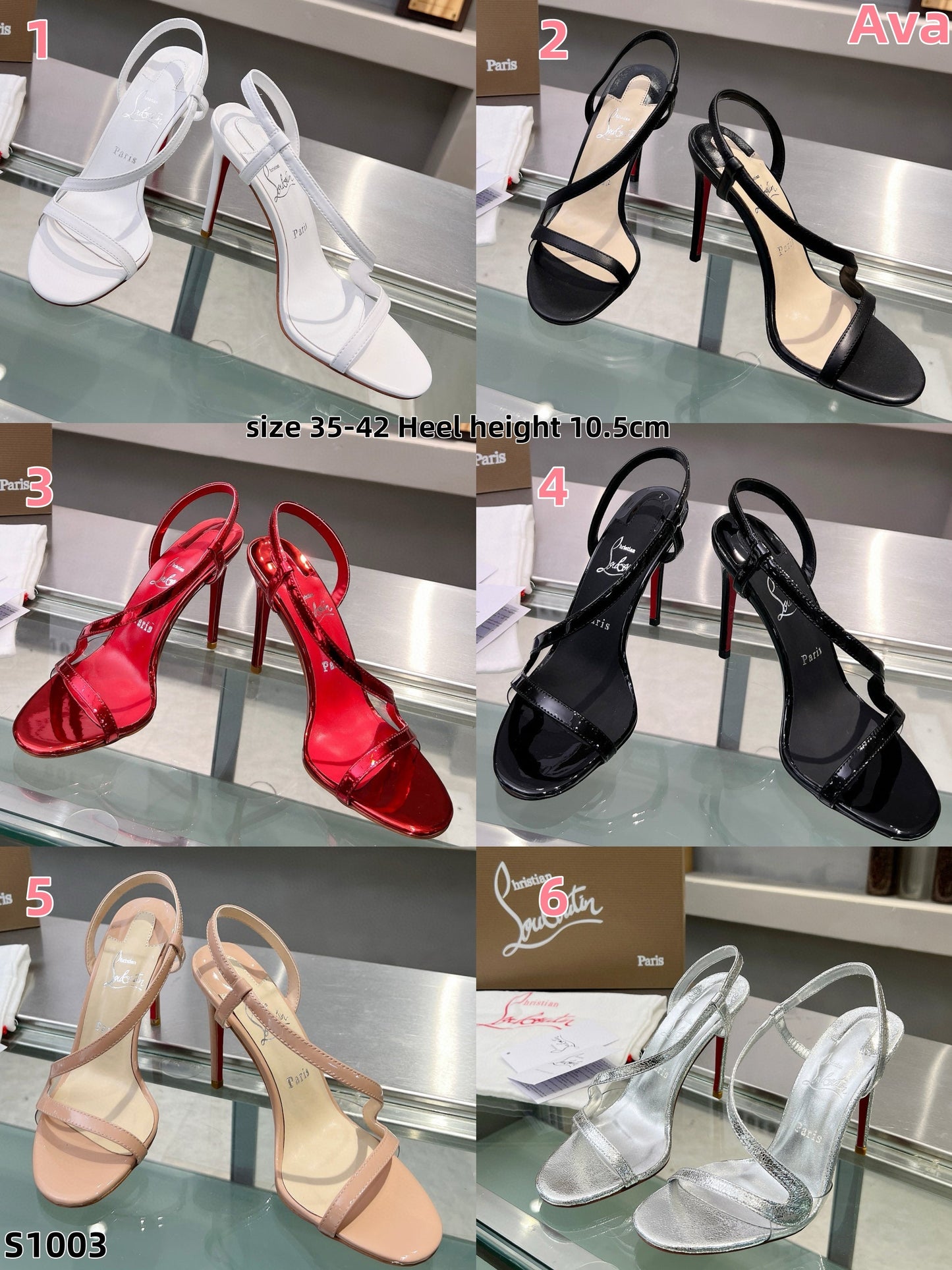 S1003 Christian Louboutin high heels