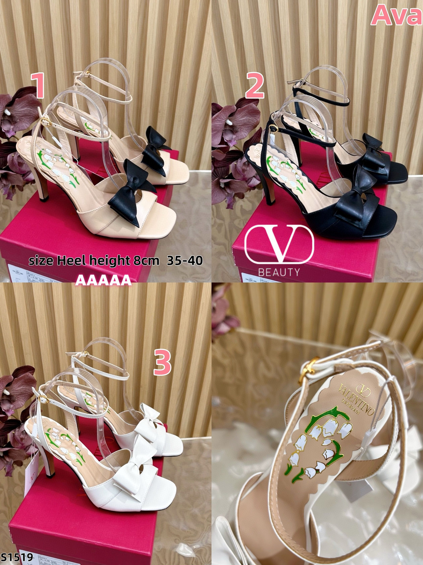 S1519 Valentino high heels