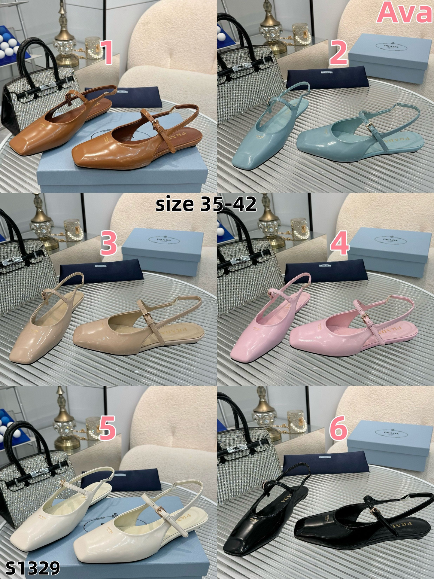 S1329  Prada's new sandals