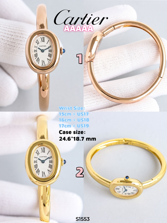 S1553 Cartier Baignoire bracelet watch