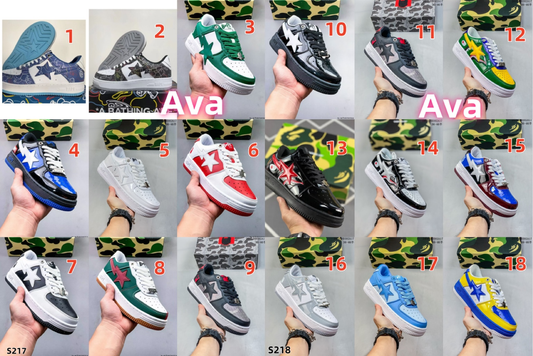 S217 BAPESTA shoes