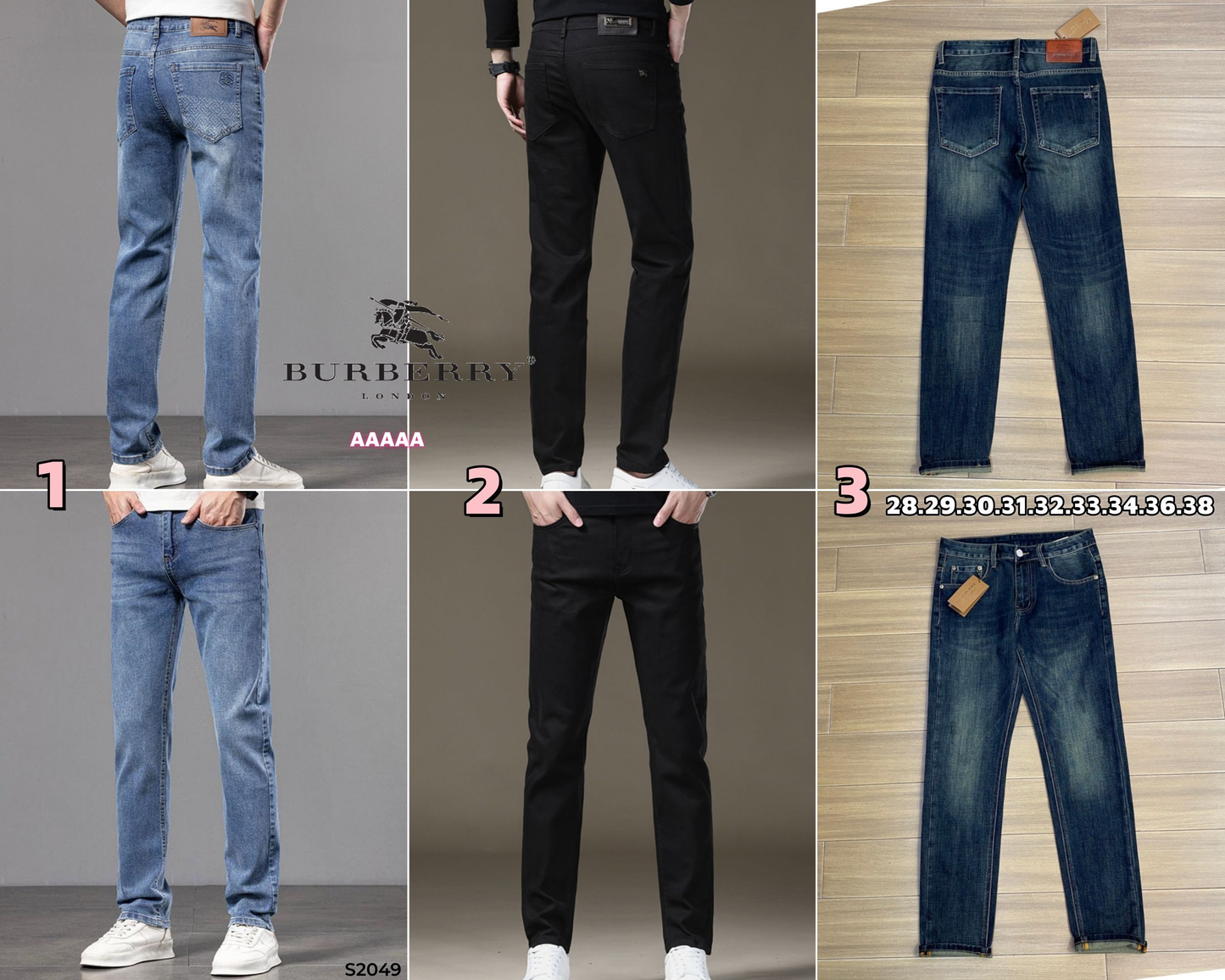 S2049 Burberry Men's Jeans