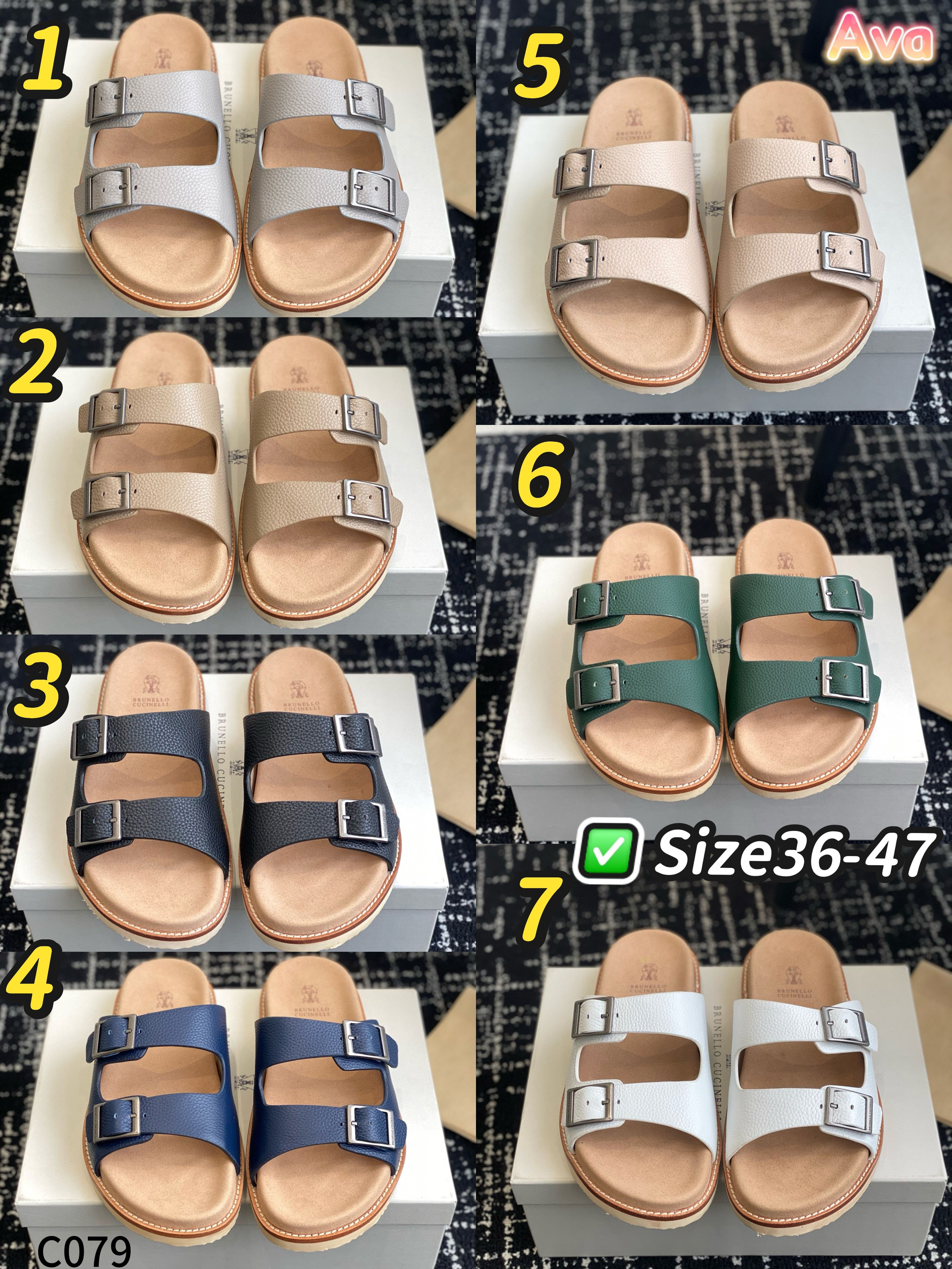 C079 Brunello Cucinelli Couple Shoes