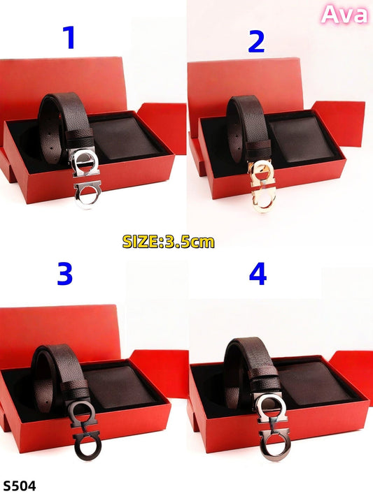 S504 Ferra Wallet Belt Set