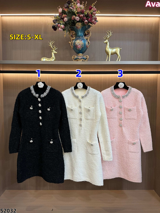 S2032 Chan knit dress
