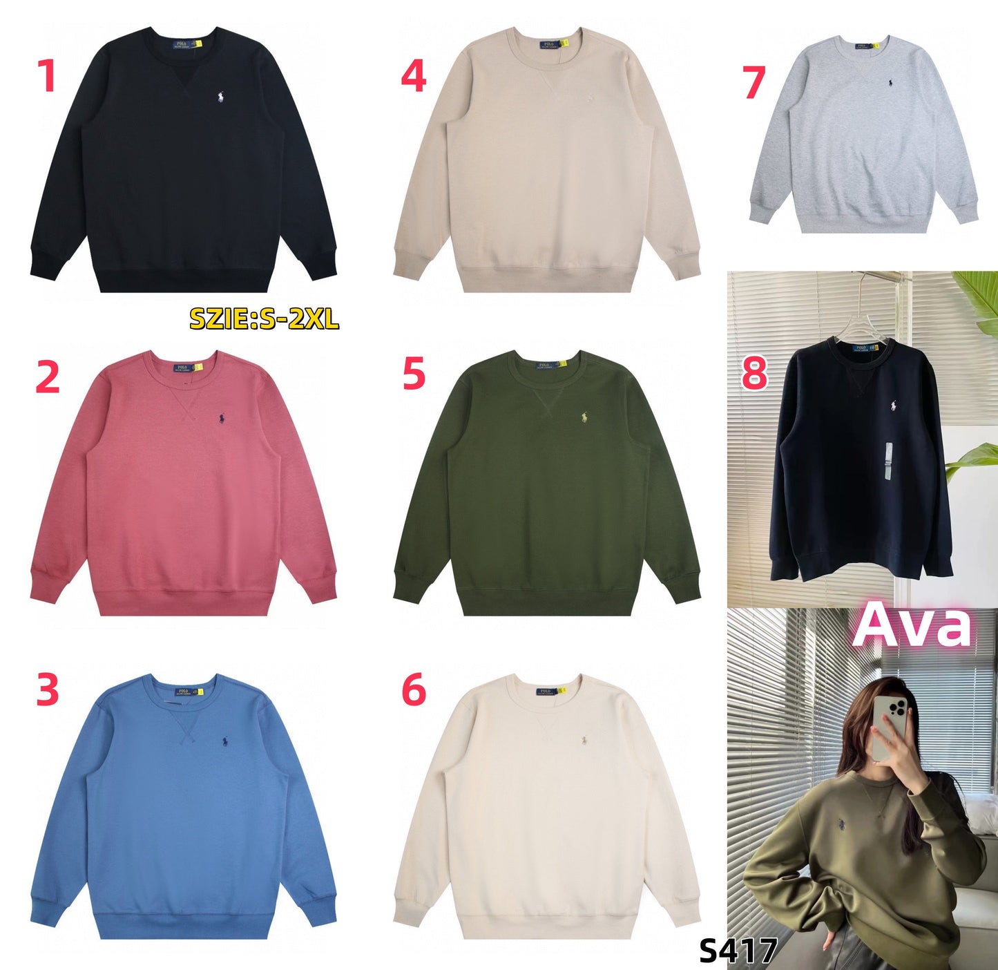S417 Ralph Lauren Sweatshirt