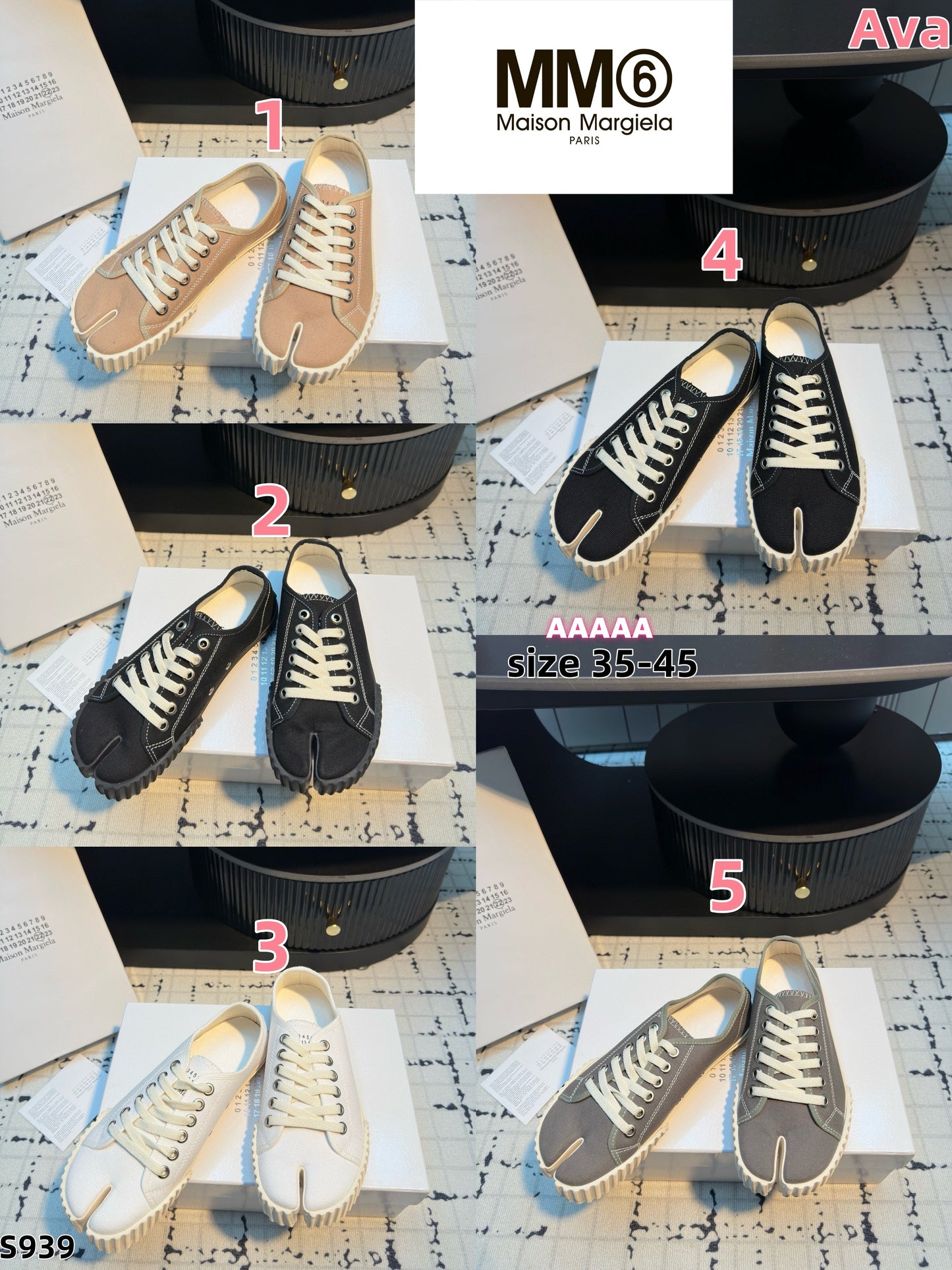 S939 Maison Margiela MM6 Split-Toe Shoes shoes