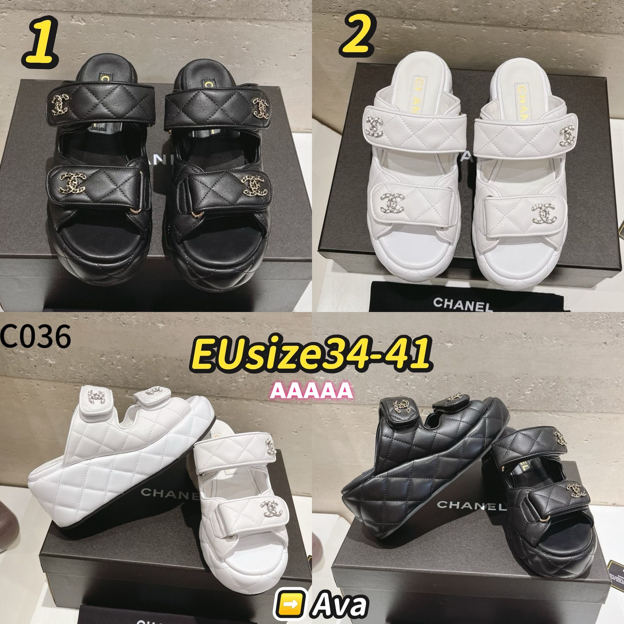 C037 Chanel Sandals