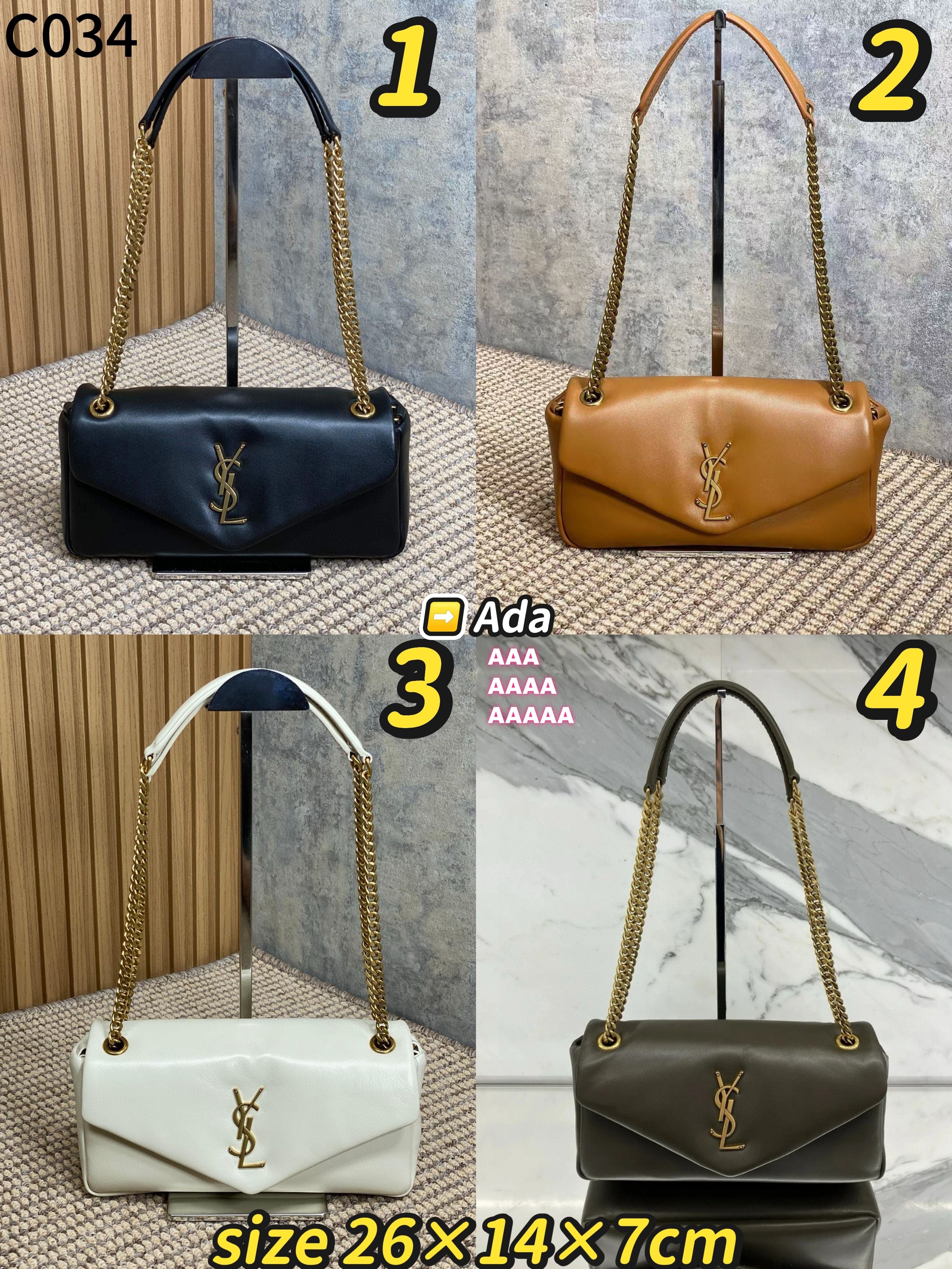 C034 Saint Laurent YSL Shoulder Bag