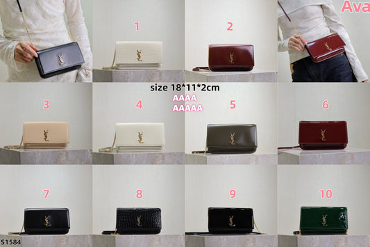 S1584 YSL Saint Laurent shoulder bag