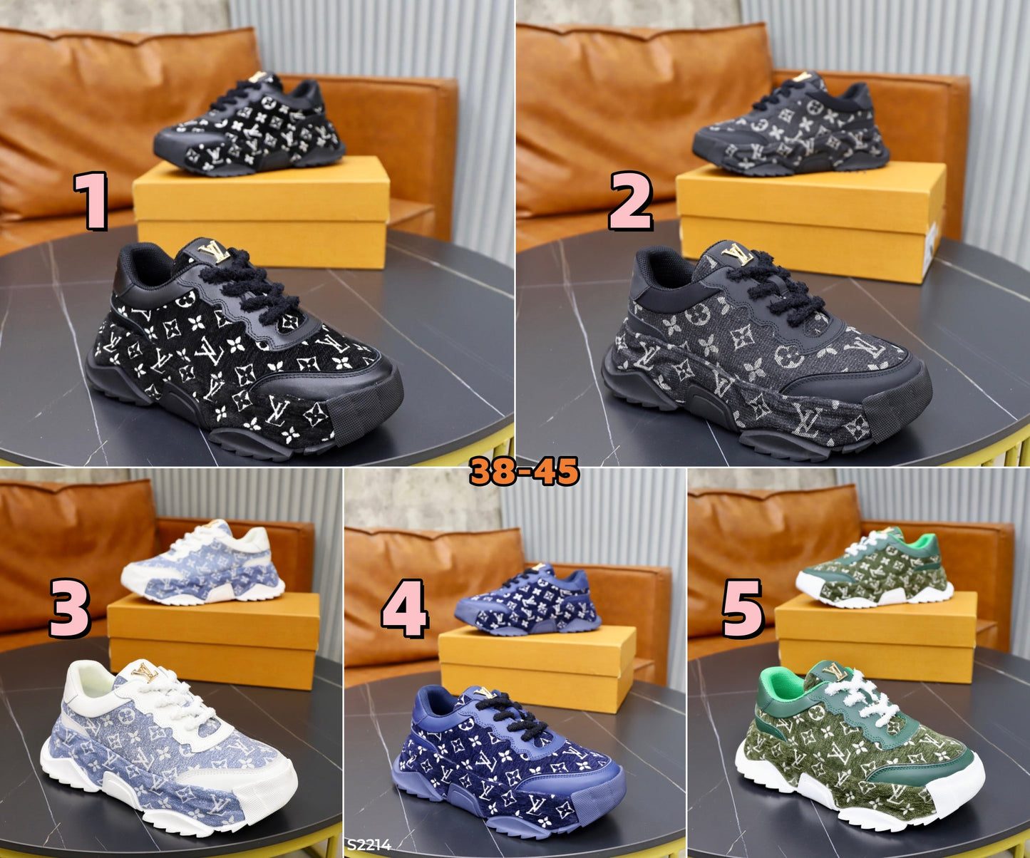 S2214 L Leather shoes