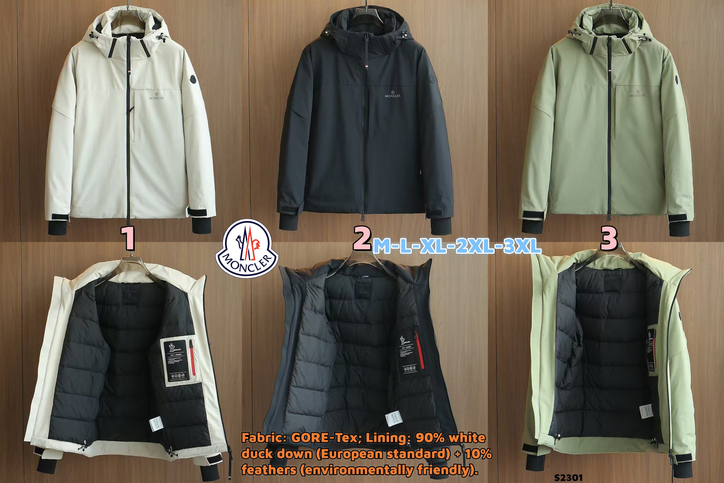 S2301 Moncler down jacket