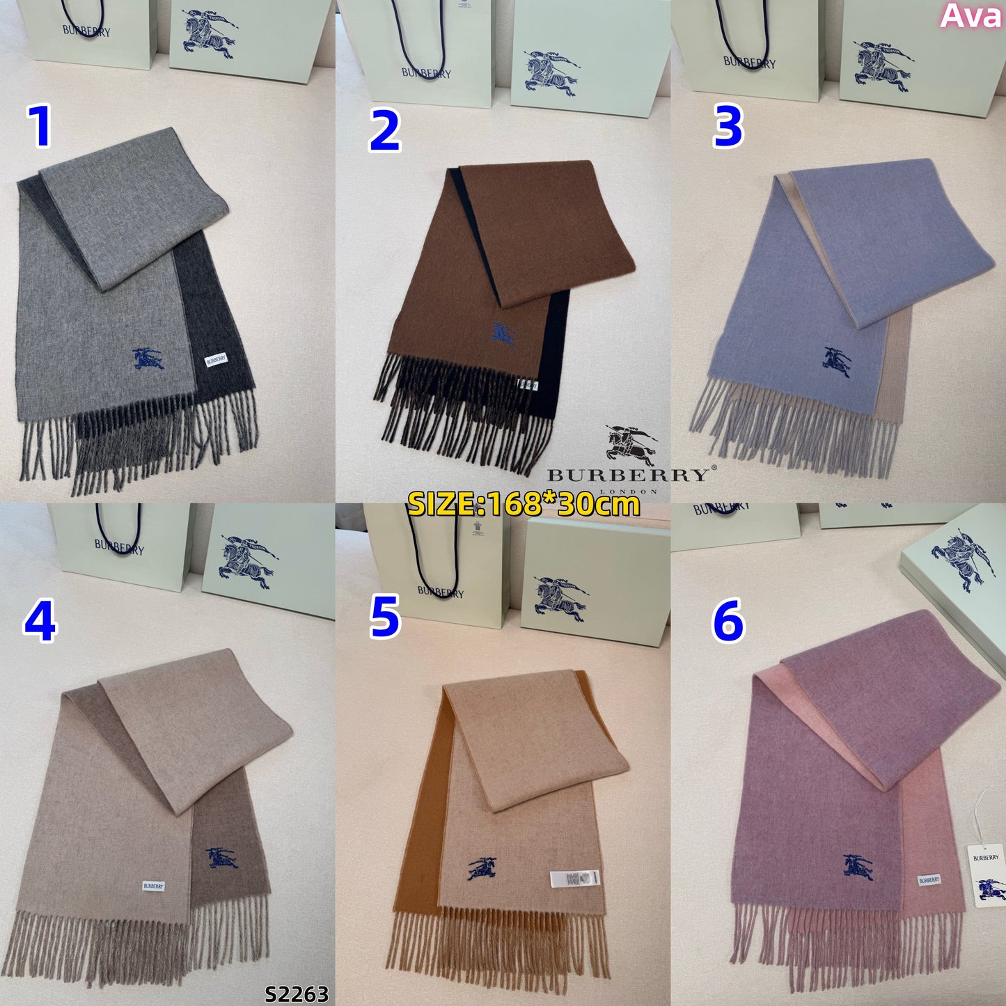 S2263 Burberry Scarf