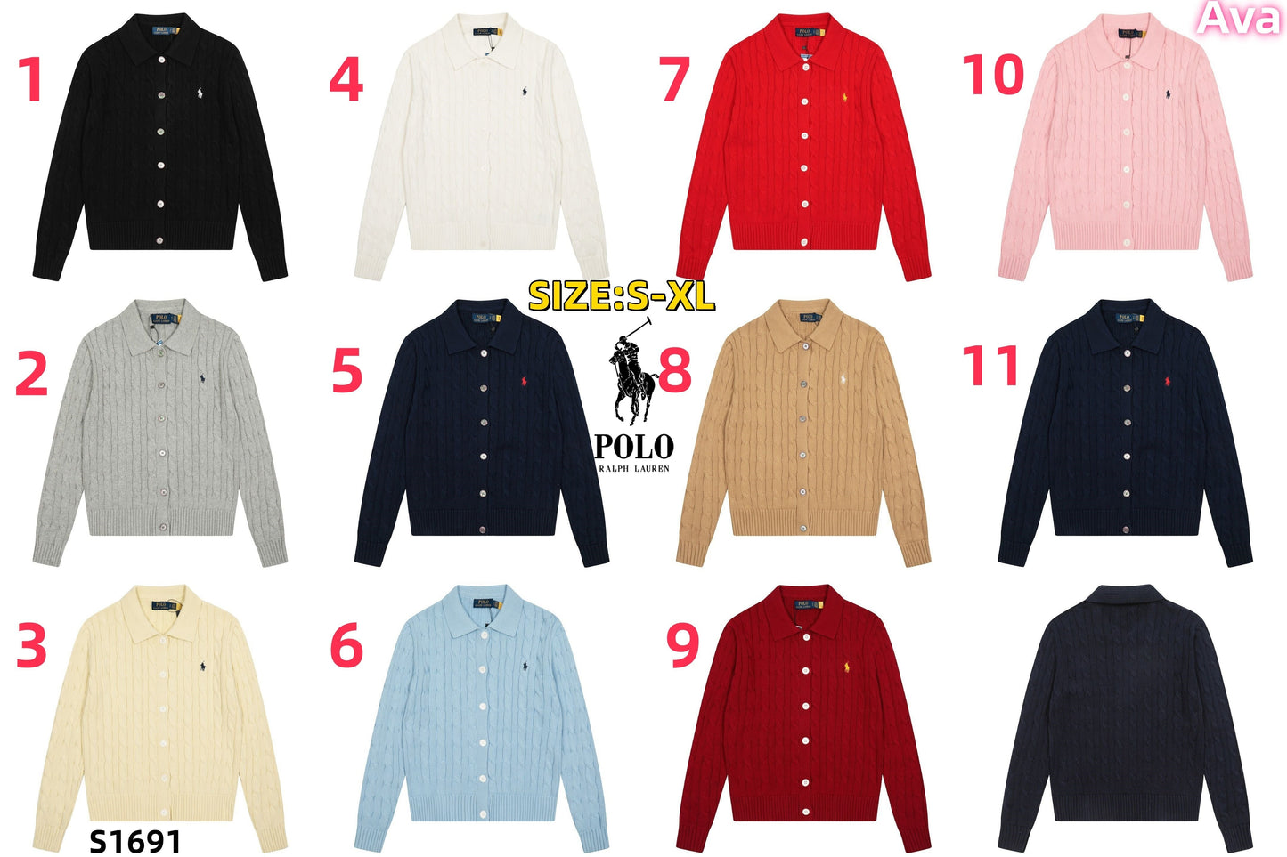 S1691 Ralph Lauren knitwear