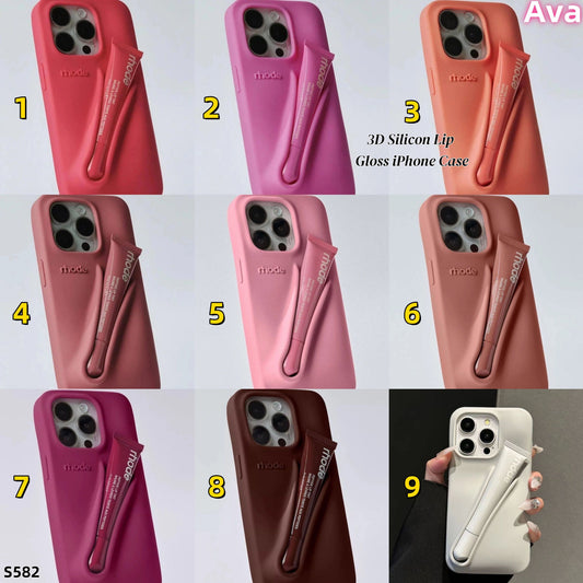 S582 rhode 3D Silicon Lip Gloss iPhone Case