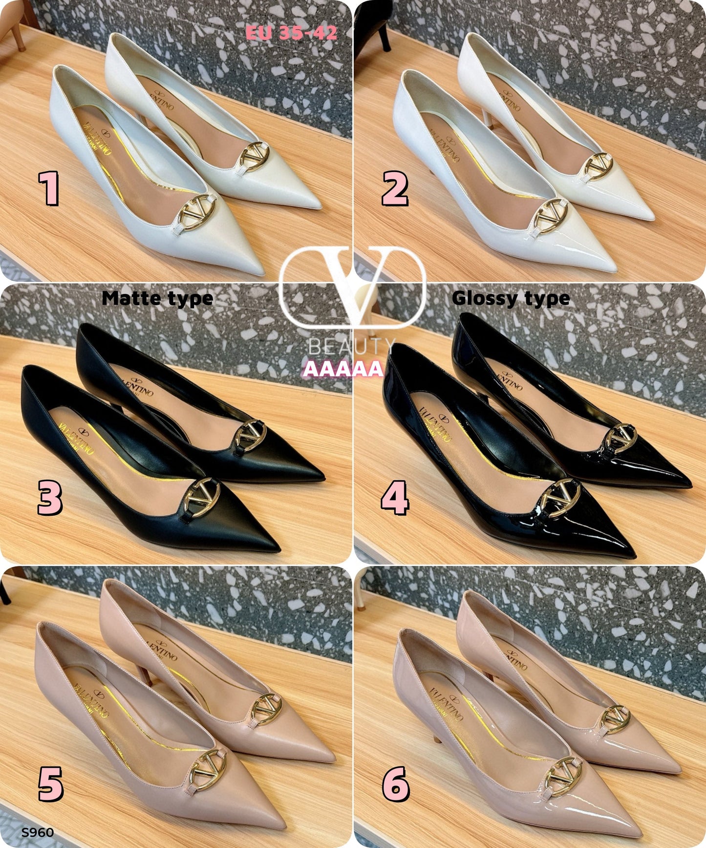 S960 Valentino high heels shoes