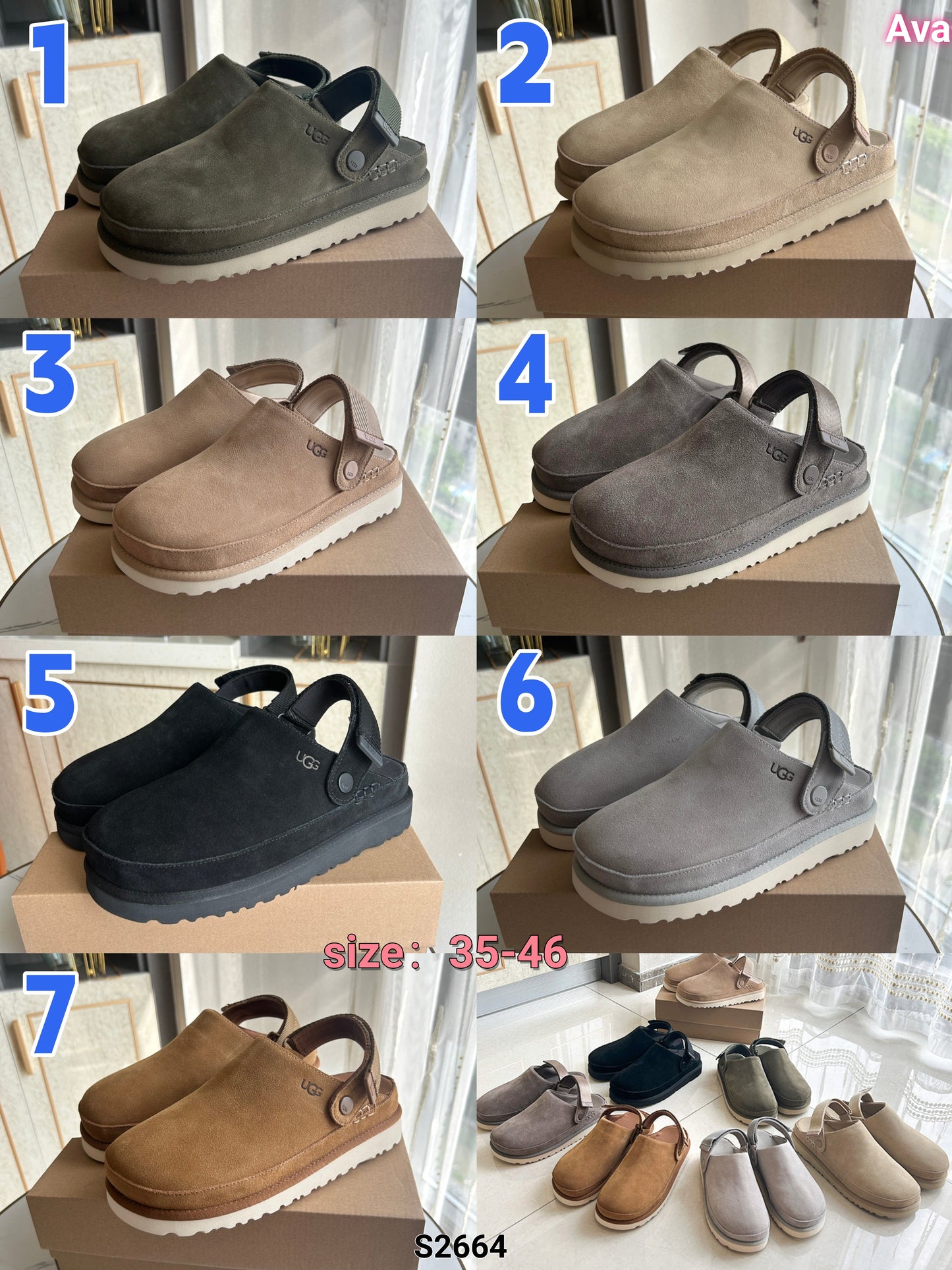 s2664 UG Goldenstar Clog shoes