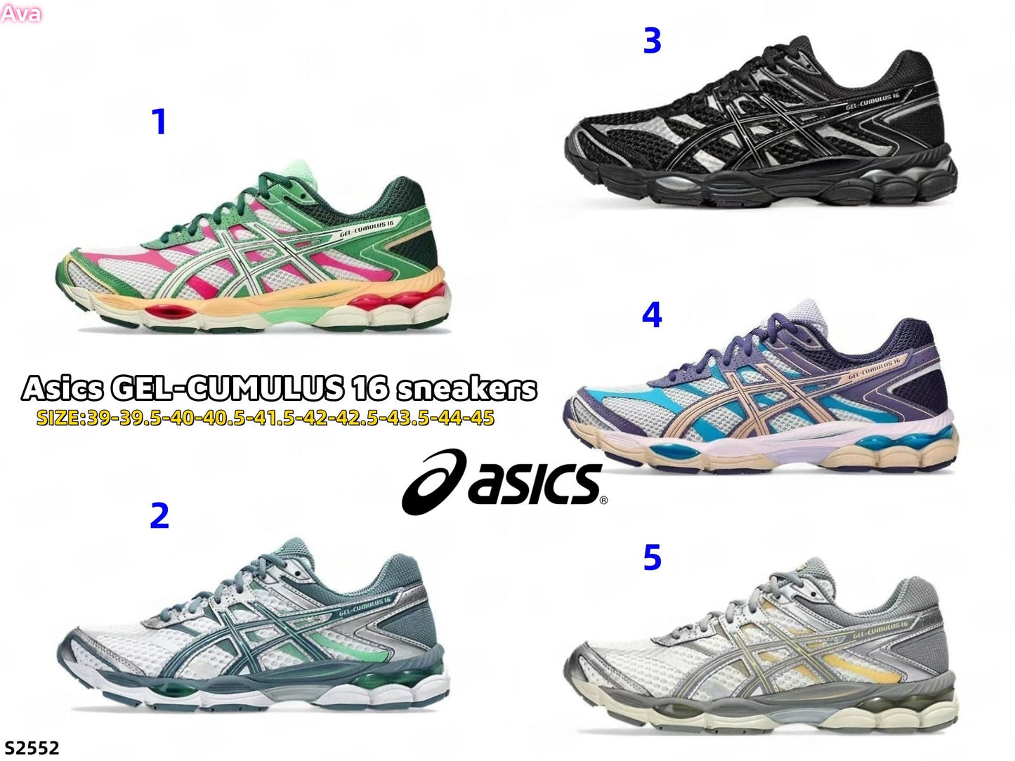 S2552 Asics GEL-CUMULUS 16 sneakers shoes