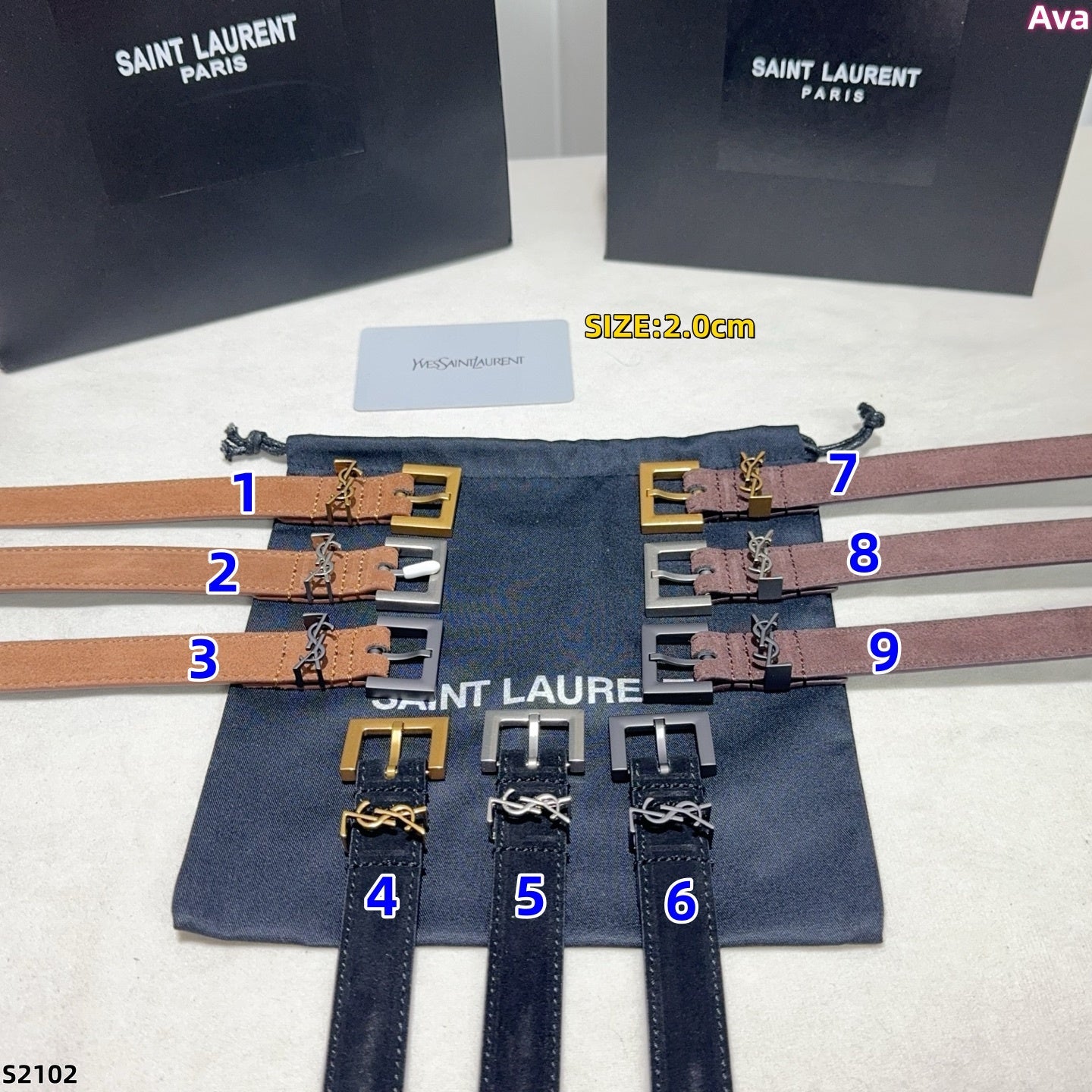 S2102 YSL belt