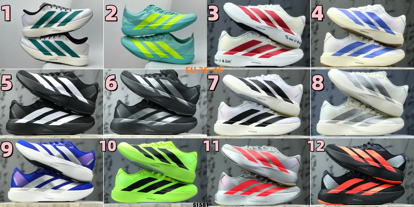 S1581 Adidas Adizero Adios 9 Running Shoes