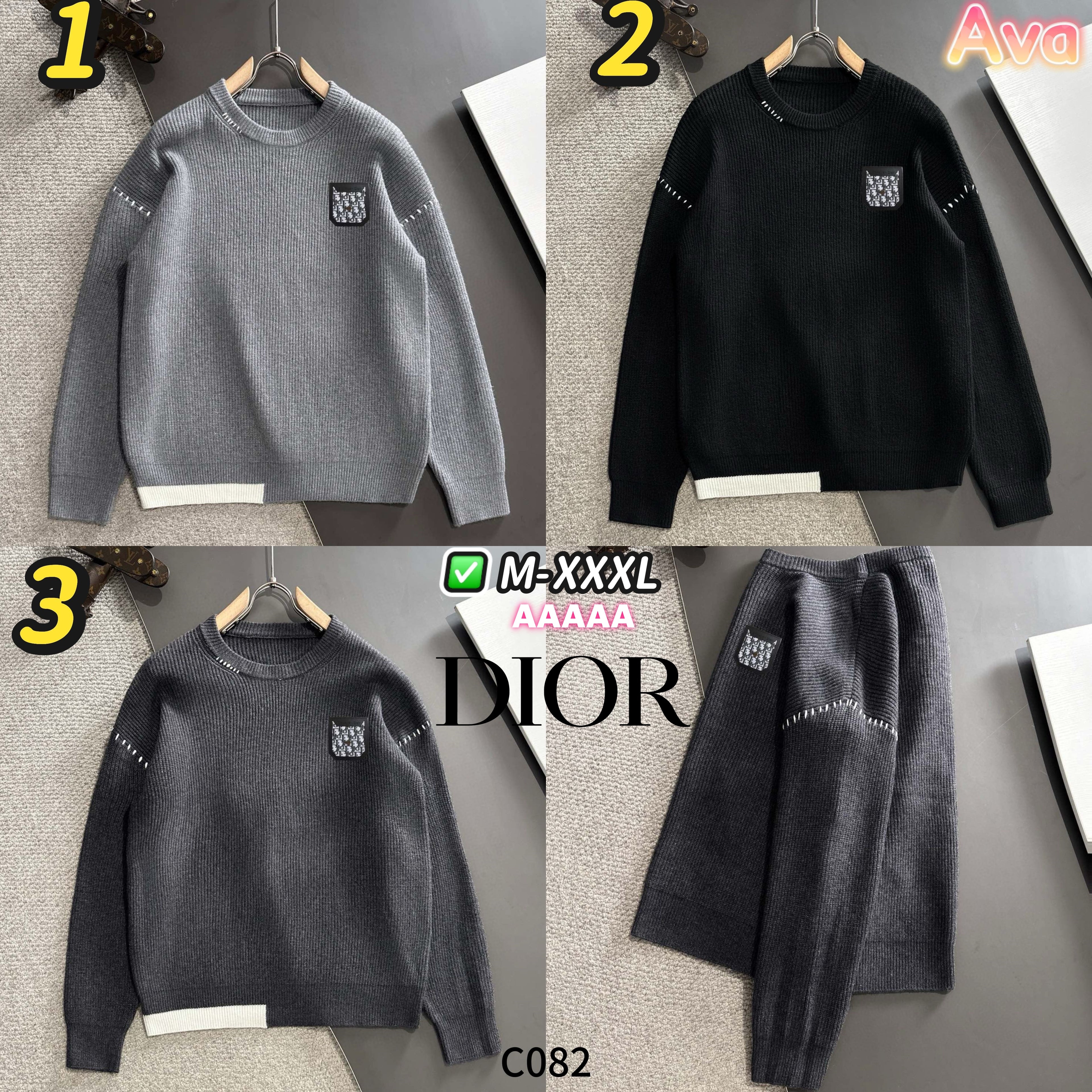 C082 Dior Crew Neck Sweater