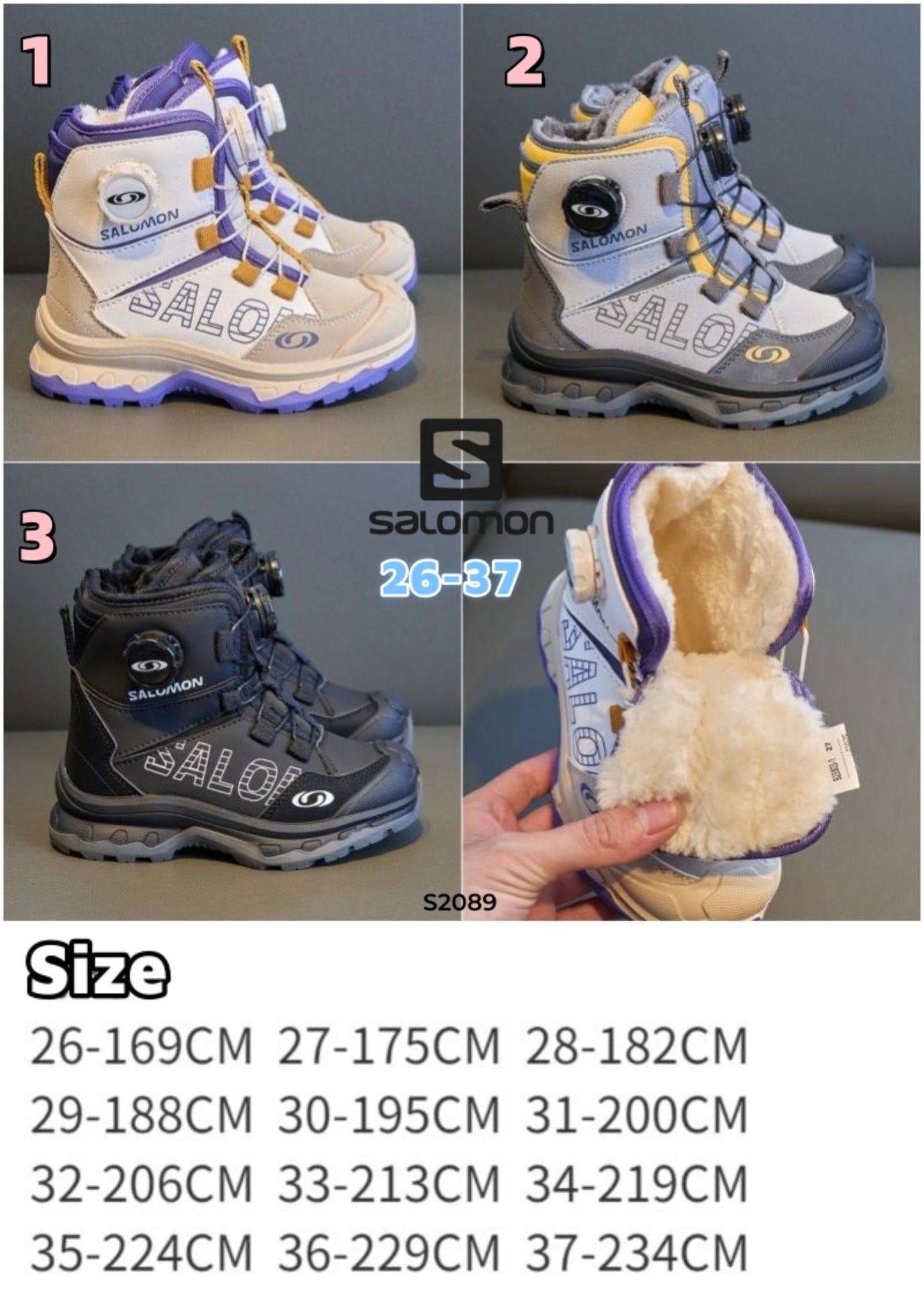S2089 Salomon children's ankle boots