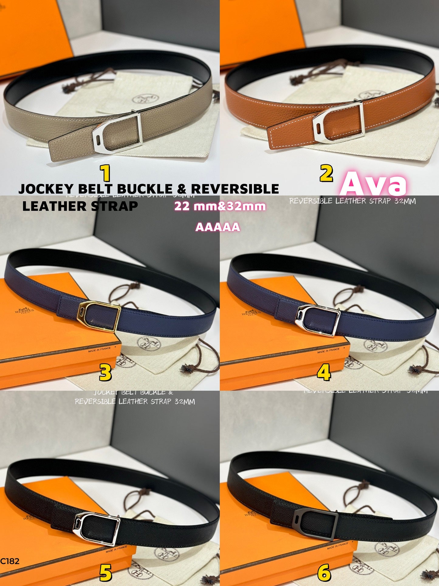 C182 Hermès Belt