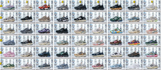 C231 New Balance 9060 series shoes