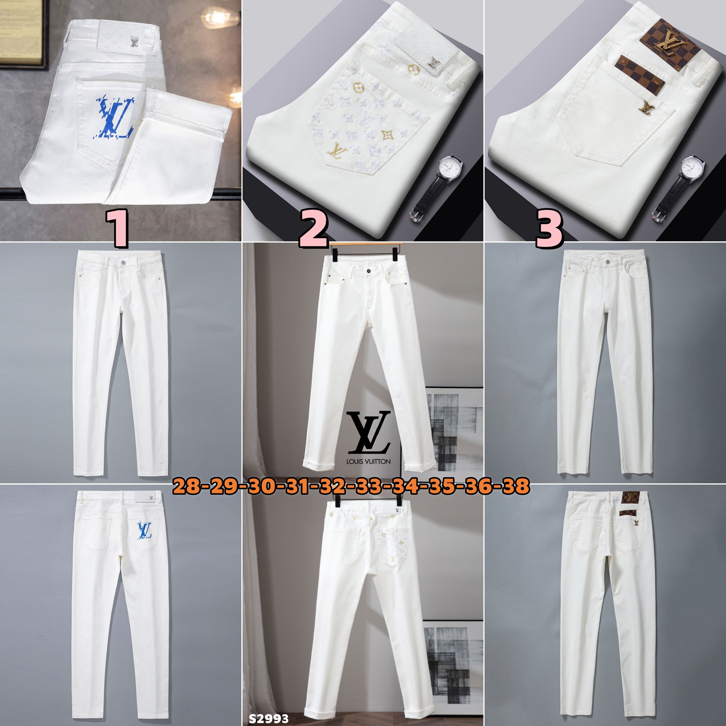 S2993 LV Men's Jeans