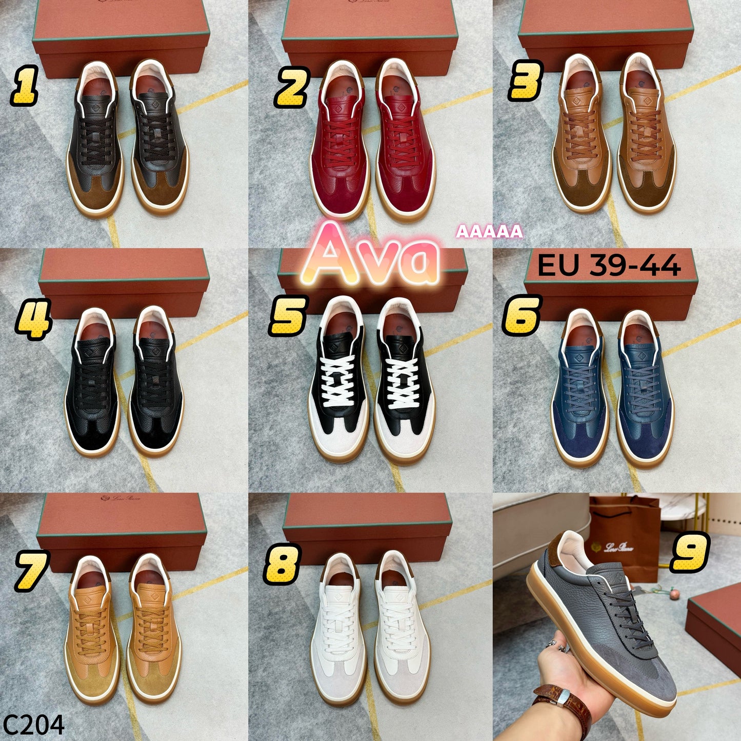 C204 Loro Piana leather shoes
