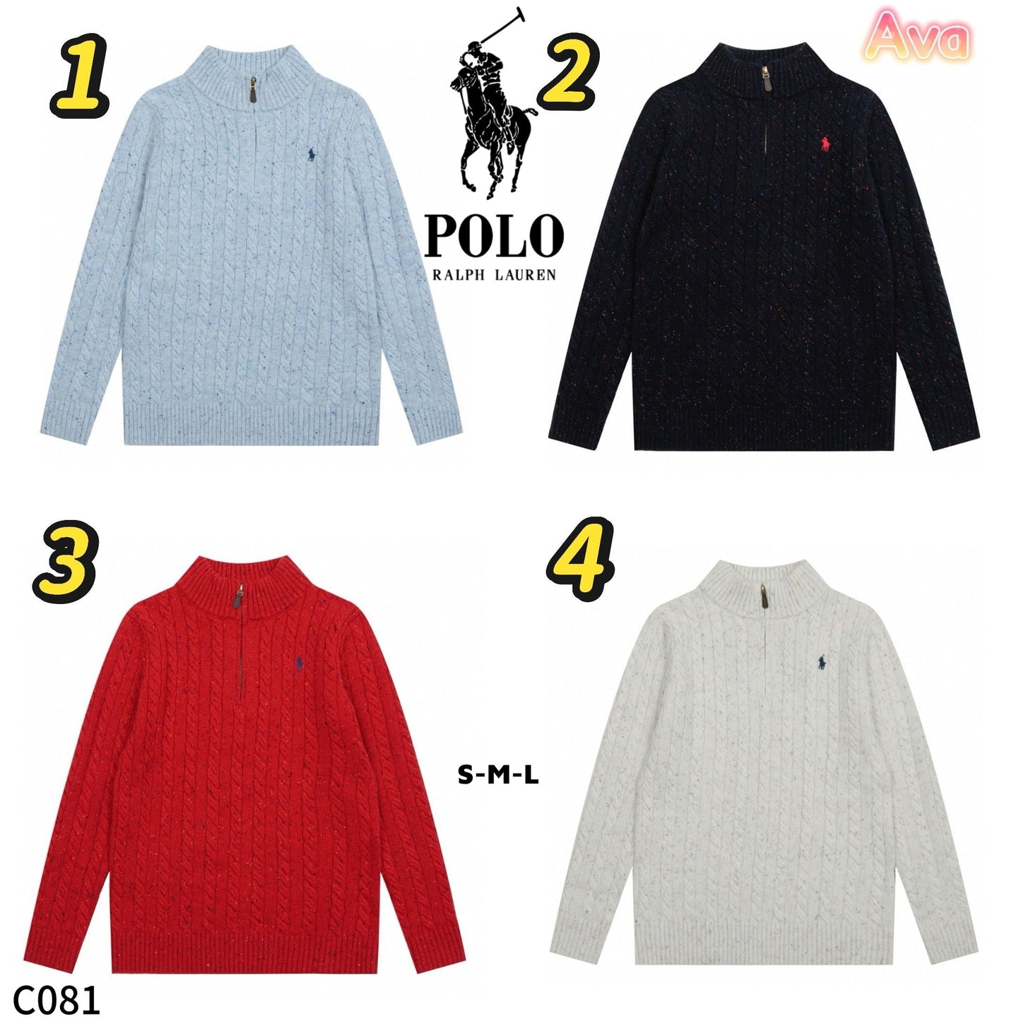 C081 Ralph Lauren Knitted Sweater