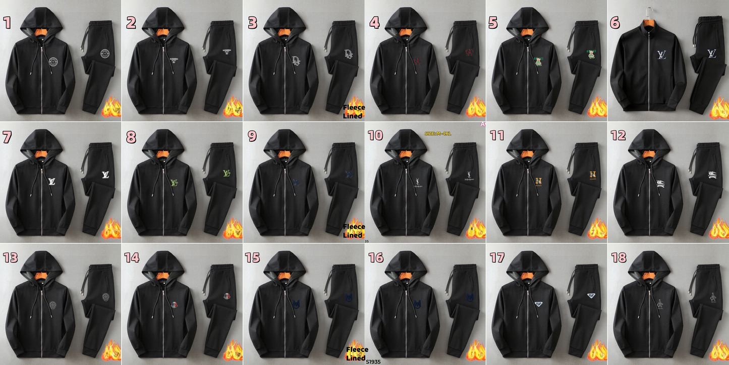 S1935 Big Brand Fleece-Lined Suit