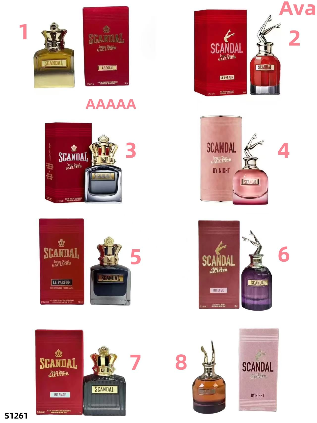 S1261 Jean Paul Gaultier perfume