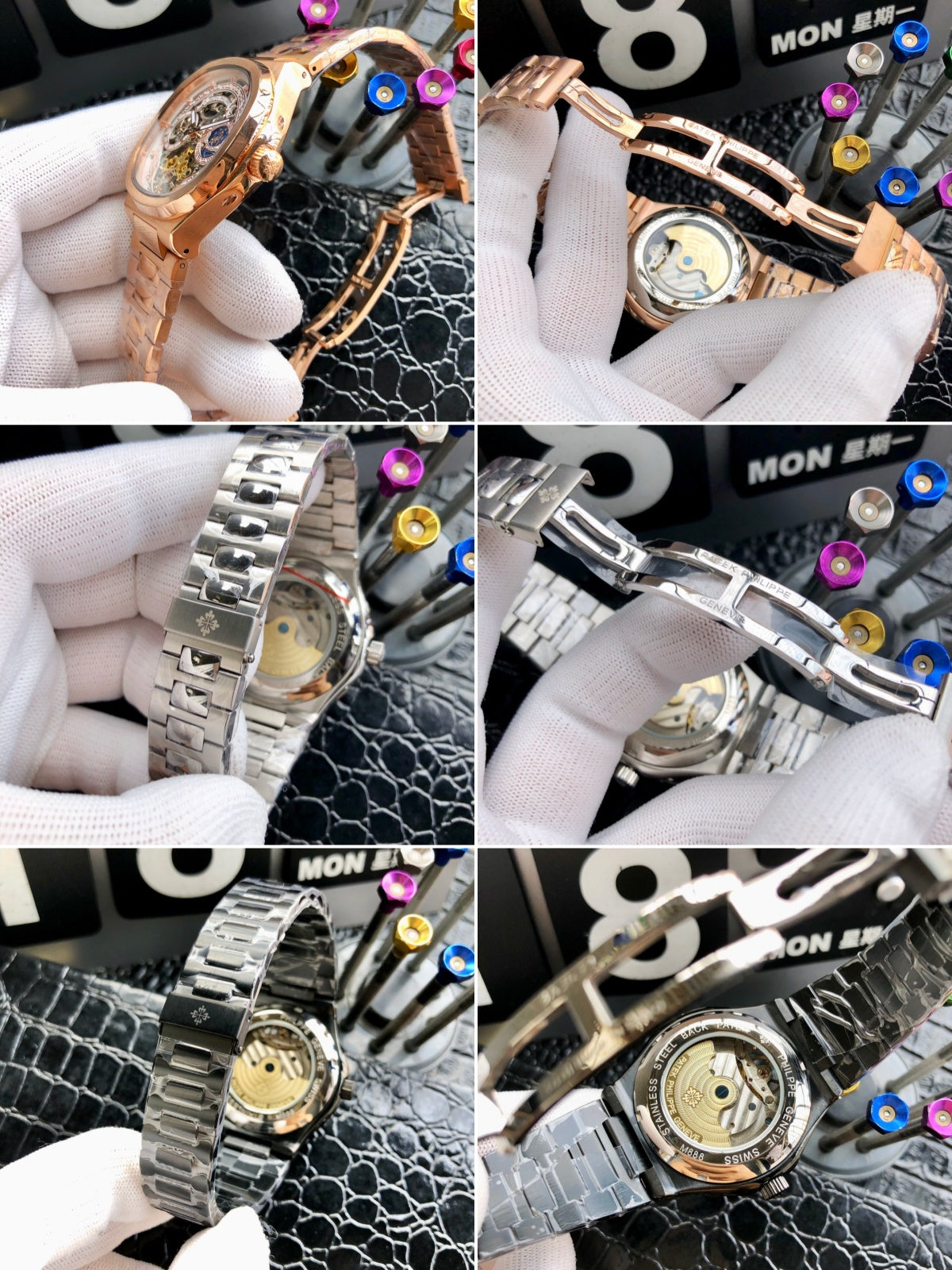 S2027 Parrot Pendant Skeleton Watch