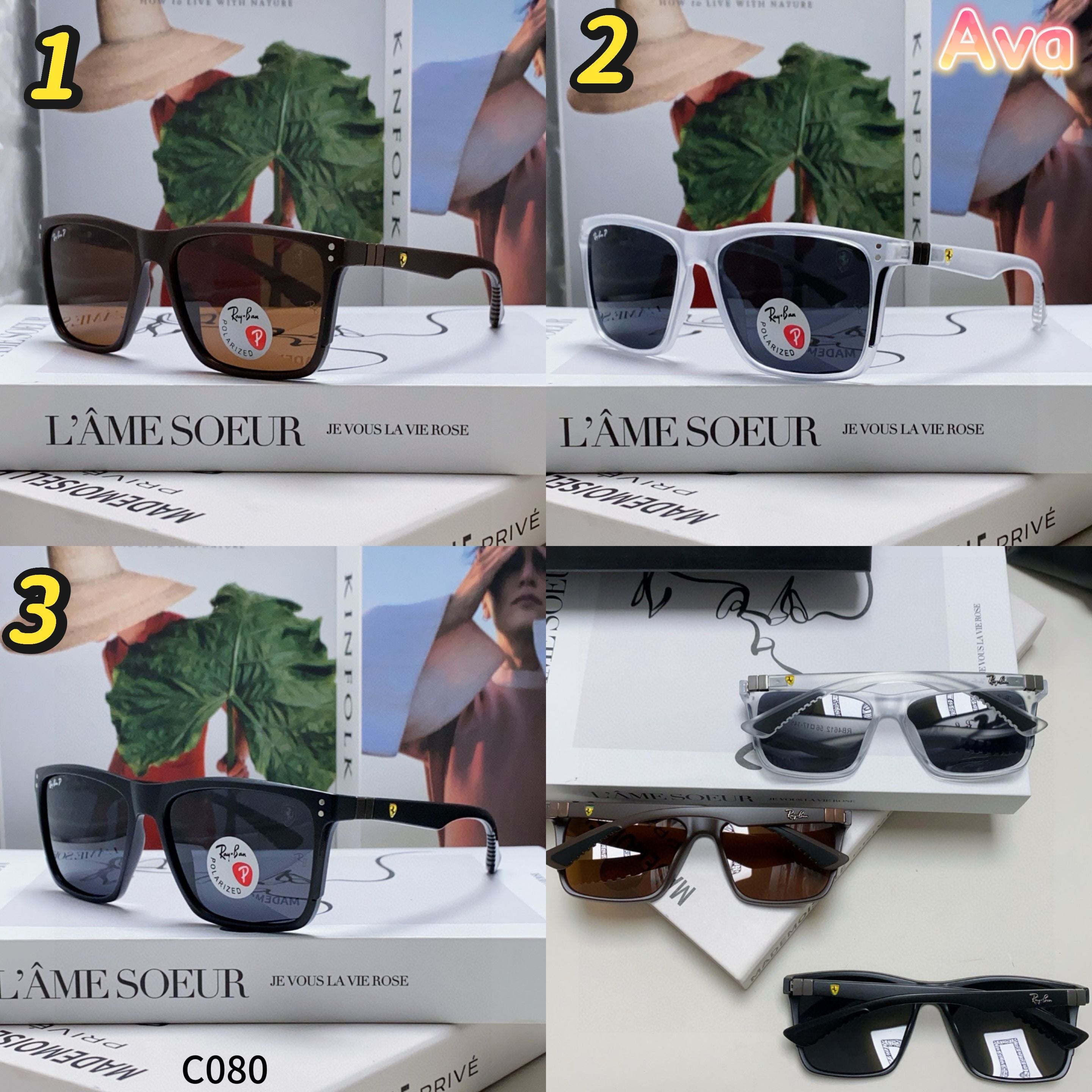 C080 Ray-Ban Ferrari co-branded glasses