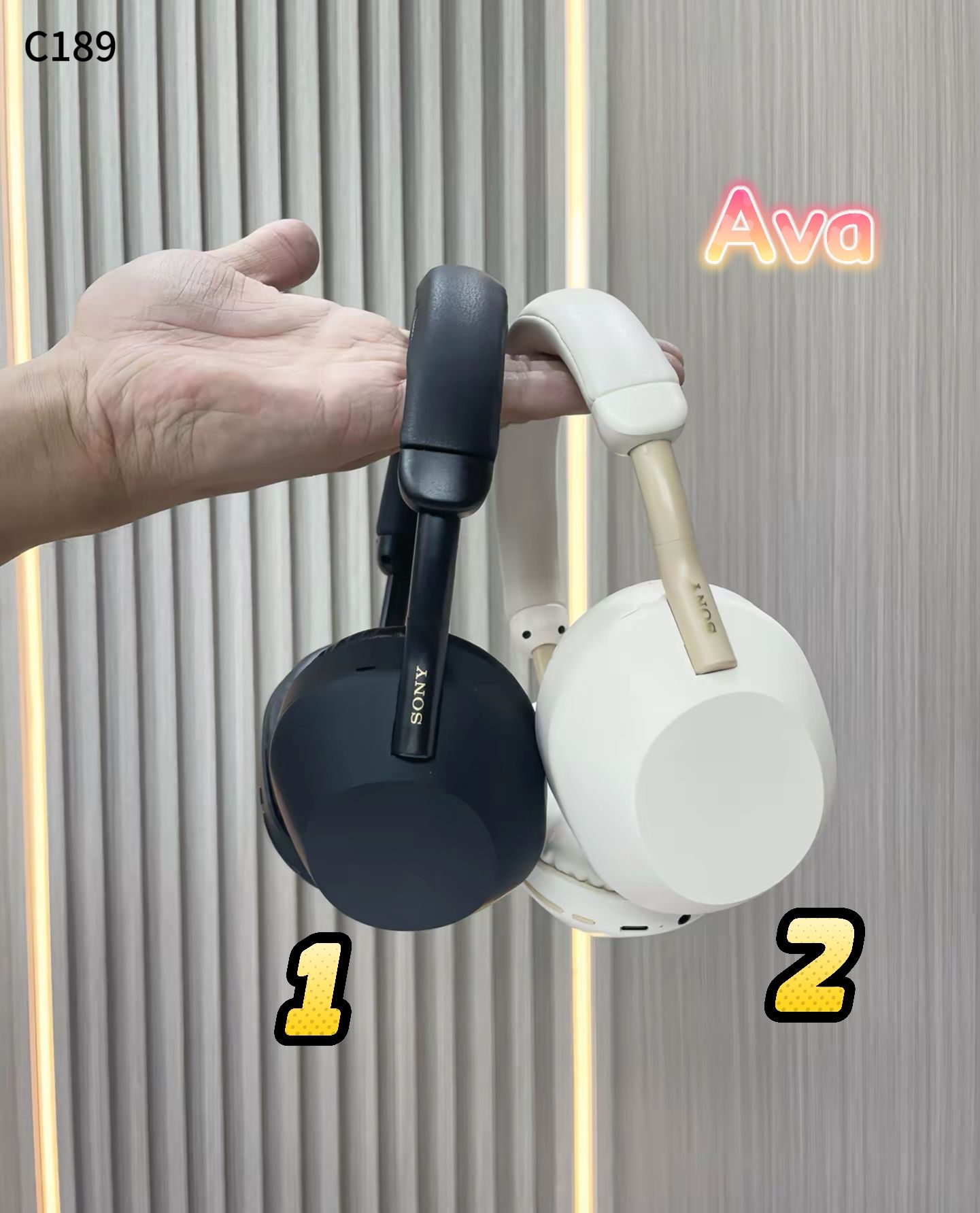 C189 Sony WH-1000XM 5th generation noise-canceling headphones