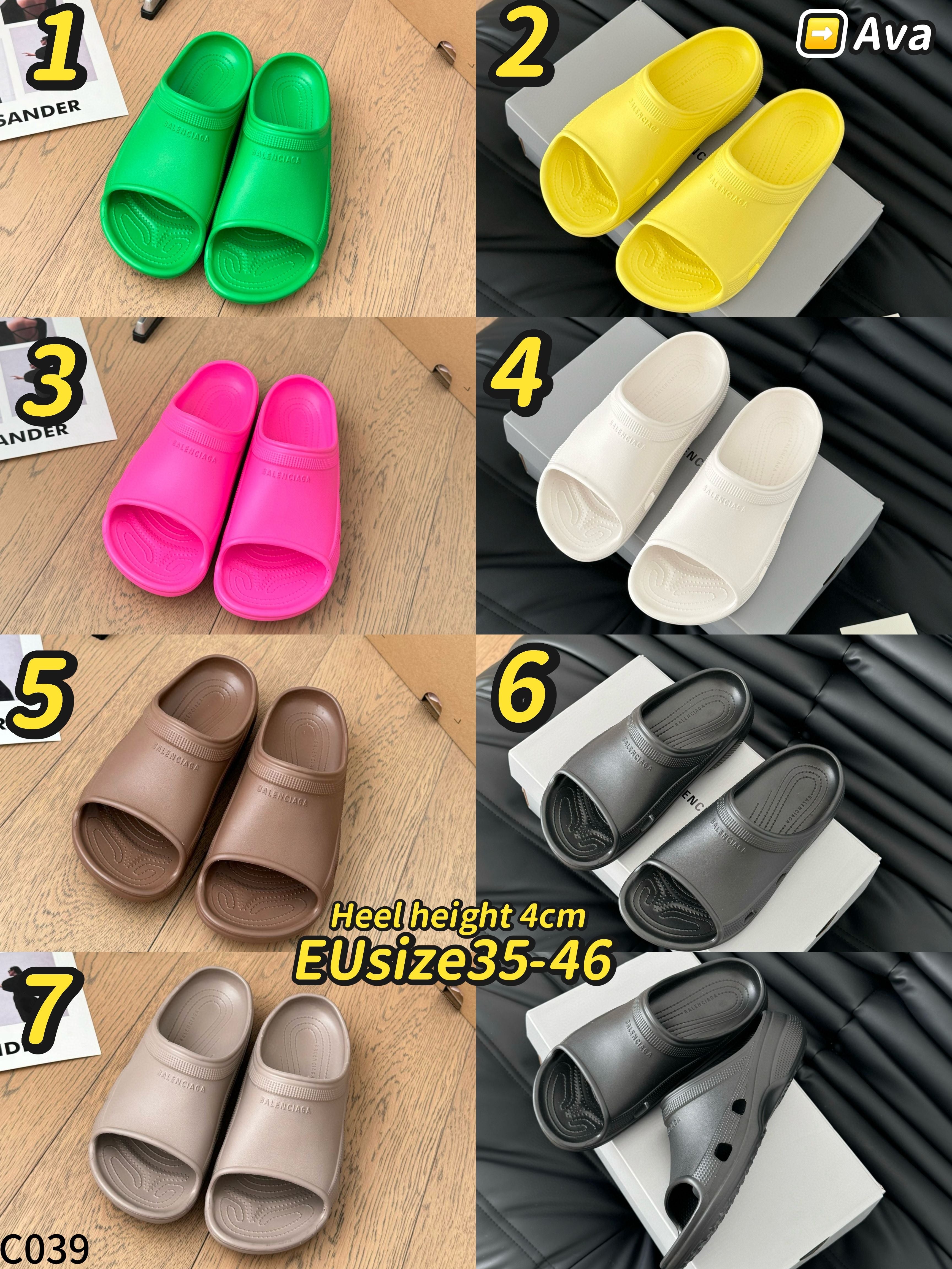 C039 Balenciaga slippers