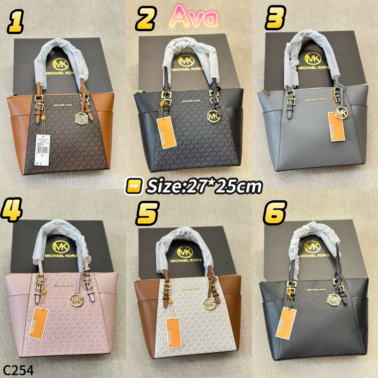 C254 Michael Kors Tote Bag